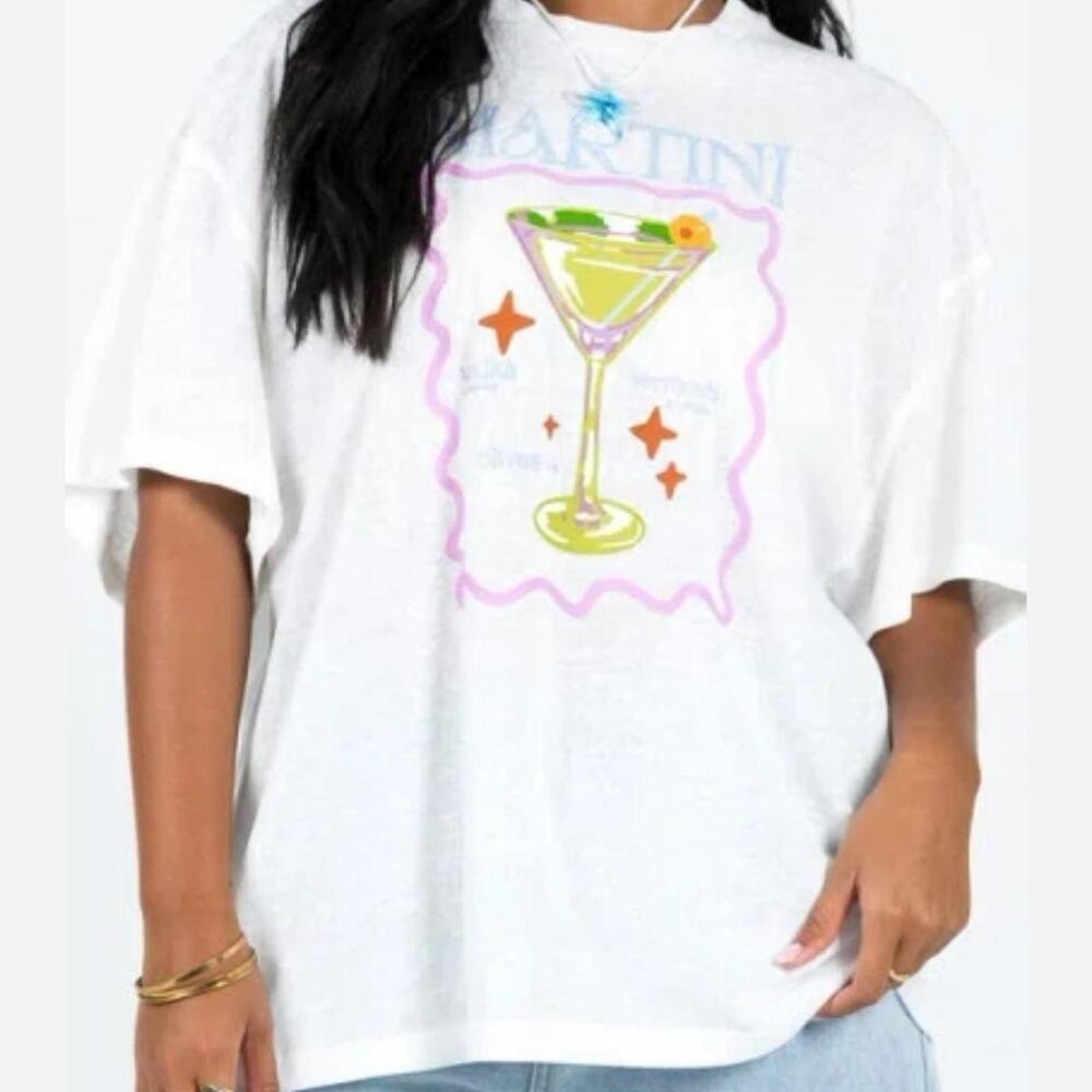 New Princess polly white oversized tee XL